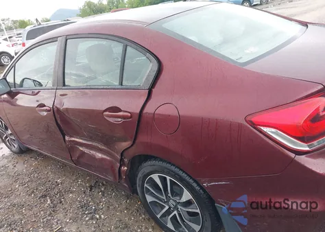 2014 Honda Civic Ex z USA, uszkodzony, nr VIN 19XFB2F82EE047431